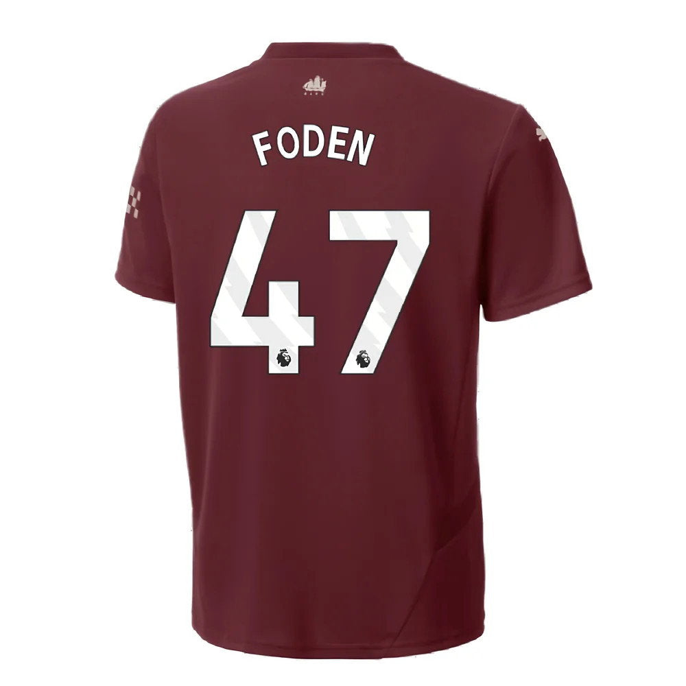 2024-2025 Man City Third Shirt (Kids) (Foden 47)_2