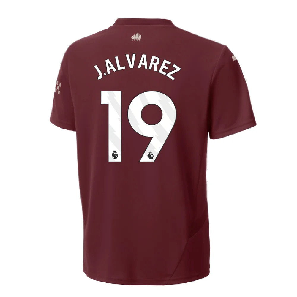 2024-2025 Man City Third Shirt (Kids) (J.Alvarez 19)_2
