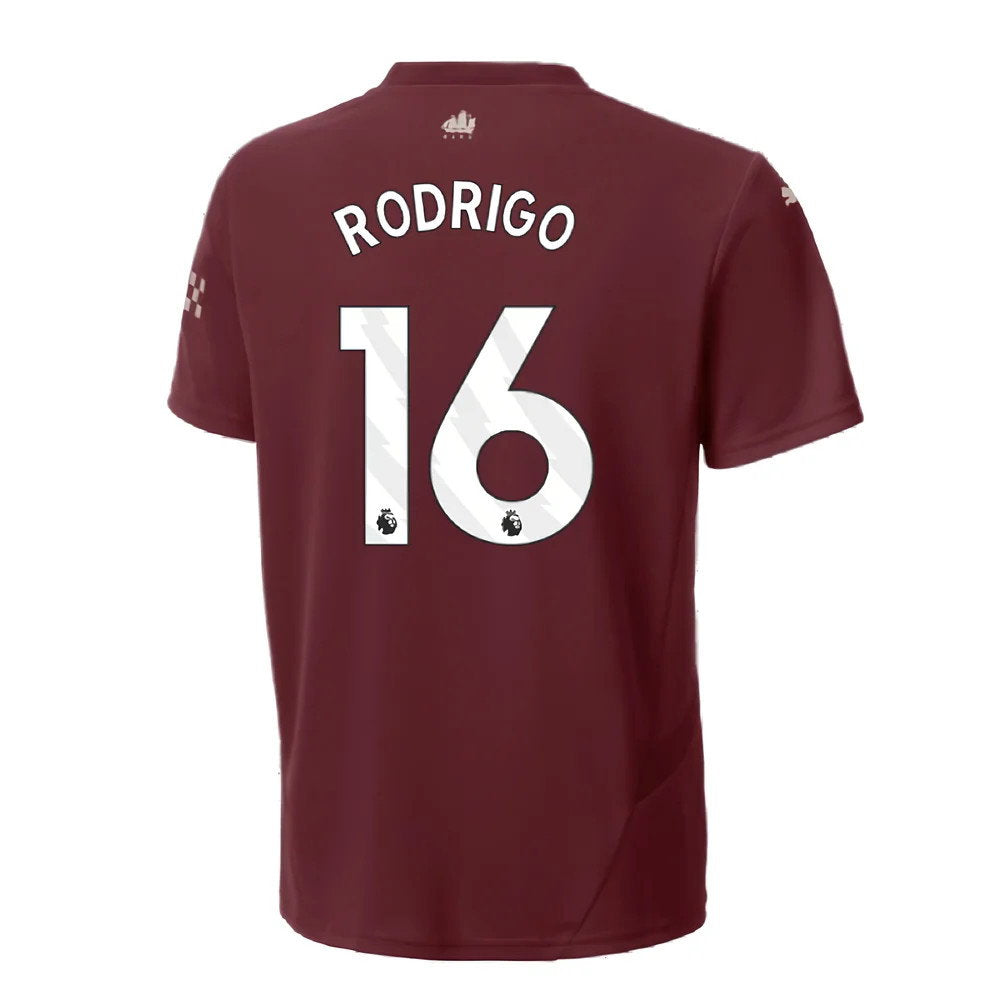 2024-2025 Man City Third Shirt (Kids) (Rodrigo 16)_2
