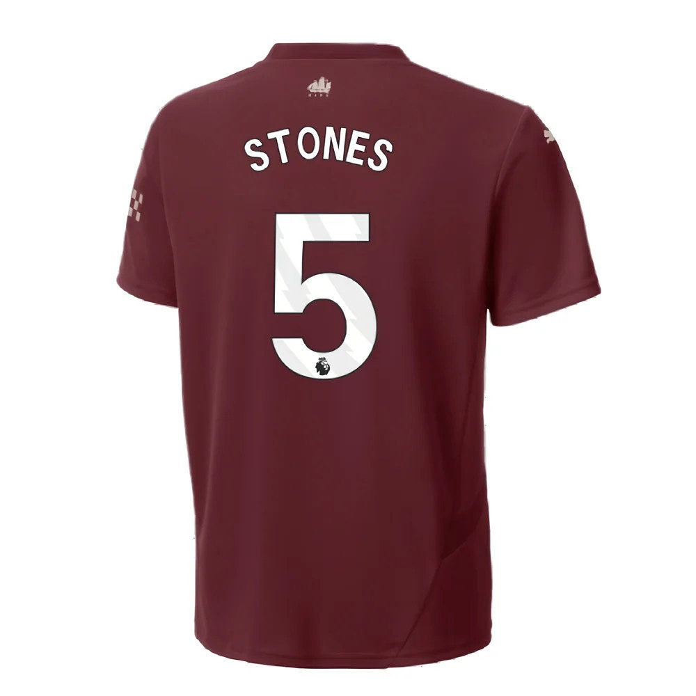 2024-2025 Man City Third Shirt (Kids) (Stones 5)_2