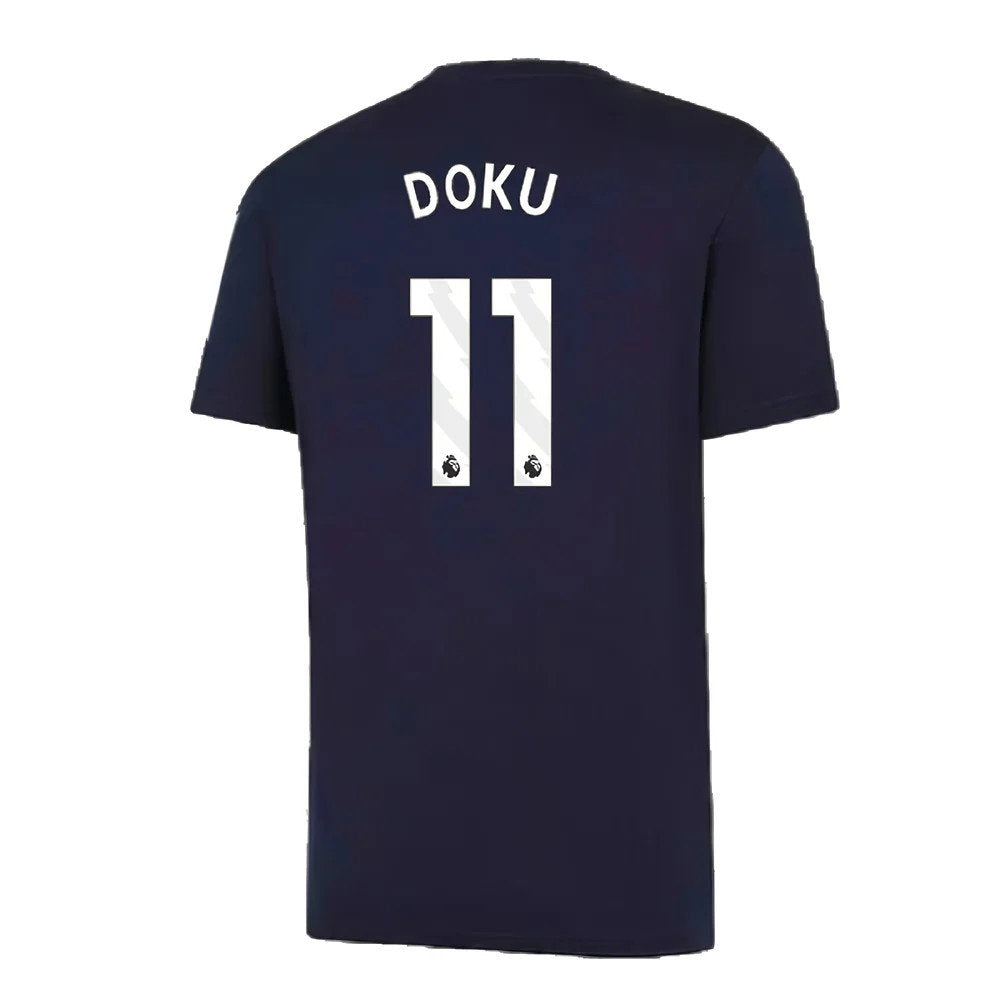 2024-2025 Man City Training Shirt (Inky Blue) - Kids (Doku 11)_2