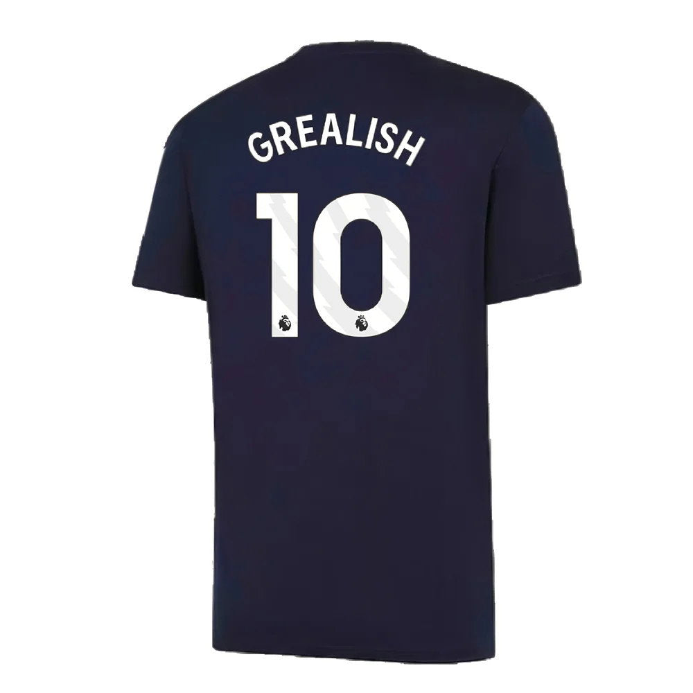 2024-2025 Man City Training Shirt (Inky Blue) - Kids (Grealish 10)_2