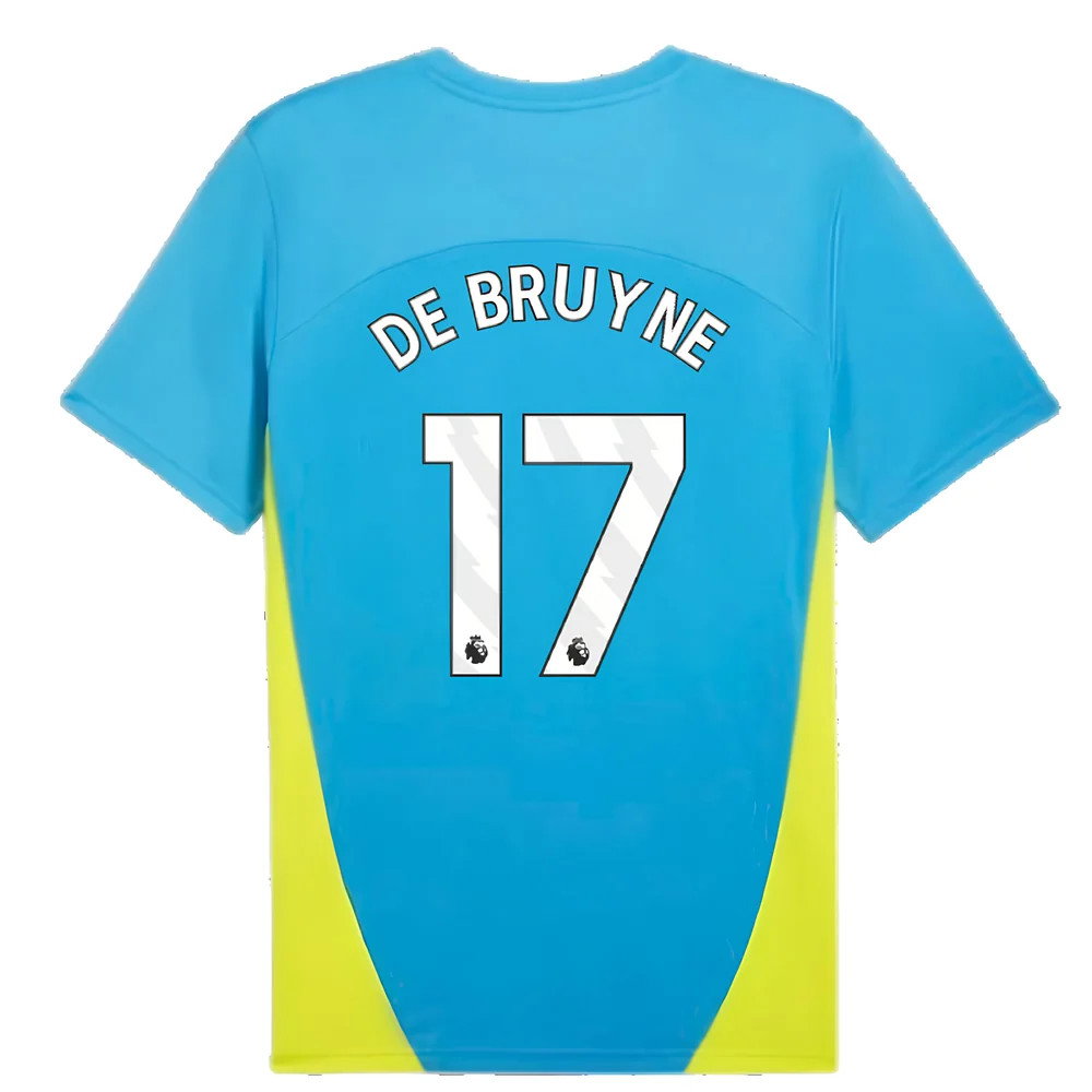 2024-2025 Man City Training Shirt (Magic Blue) (De Bruyne 17)_2