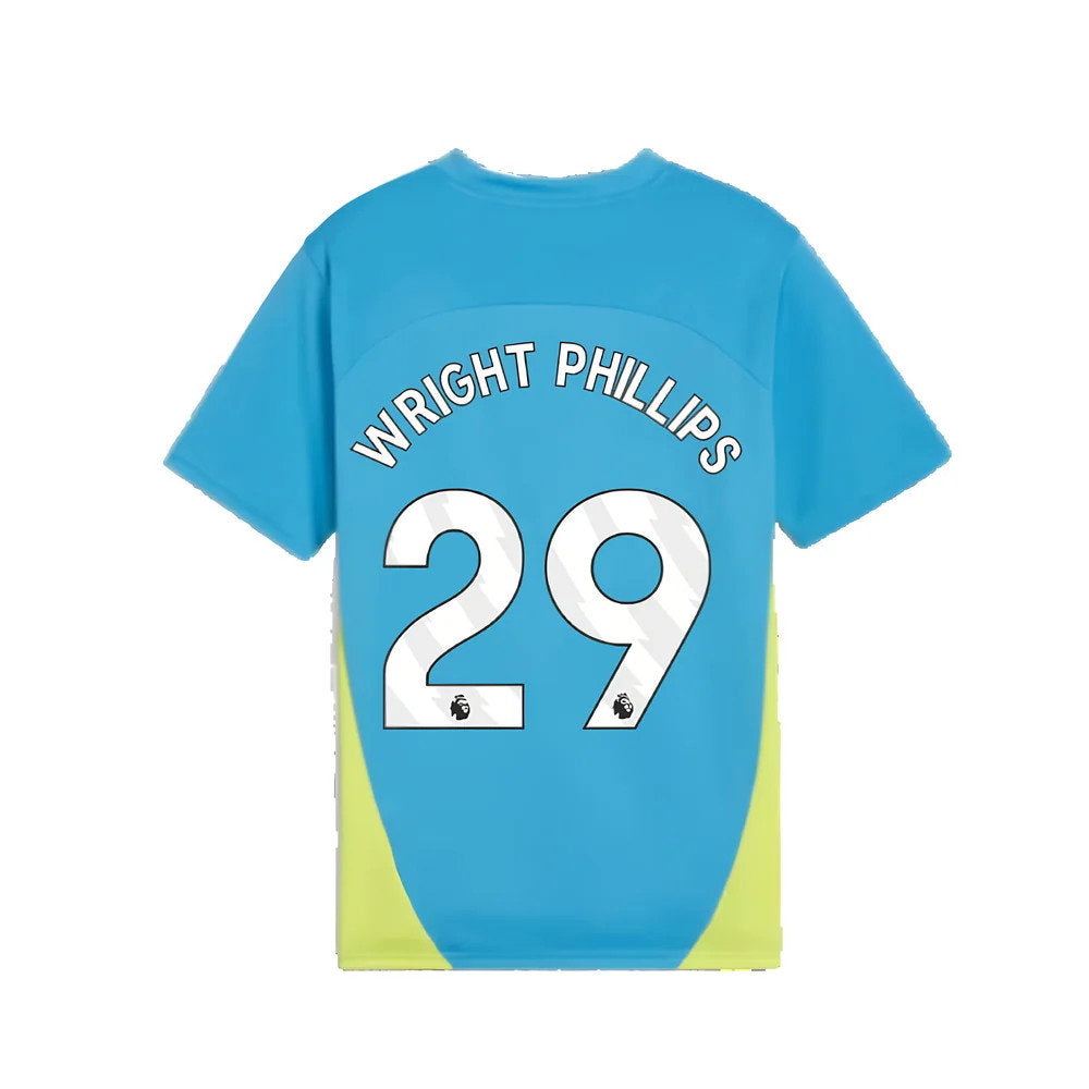 2024-2025 Man City Training Shirt (Magic Blue) - Kids (Wright Phillips 29)_2