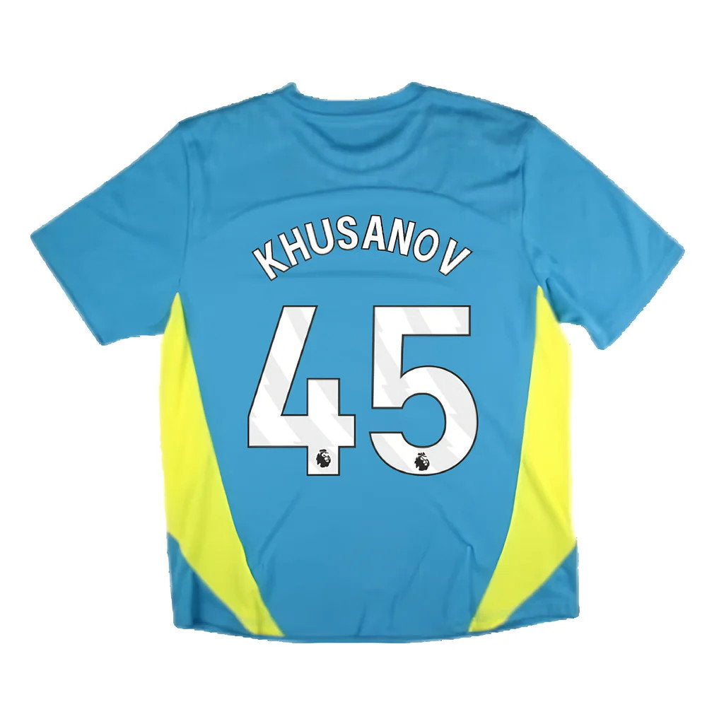 2024-2025 Man City Training Shirt Pro (Blue) (Khusanov 45)_2