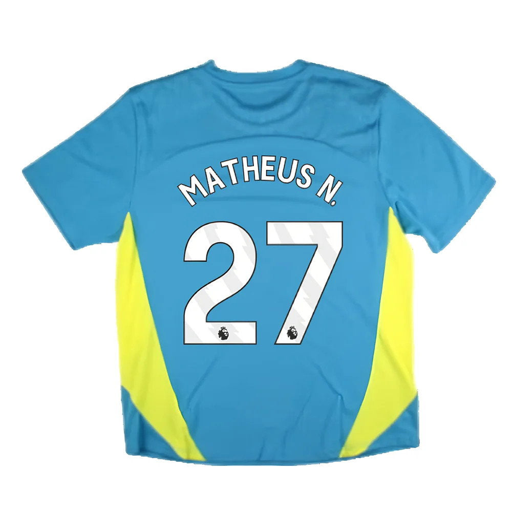 2024-2025 Man City Training Shirt Pro (Blue) (Matheus N. 27)_2