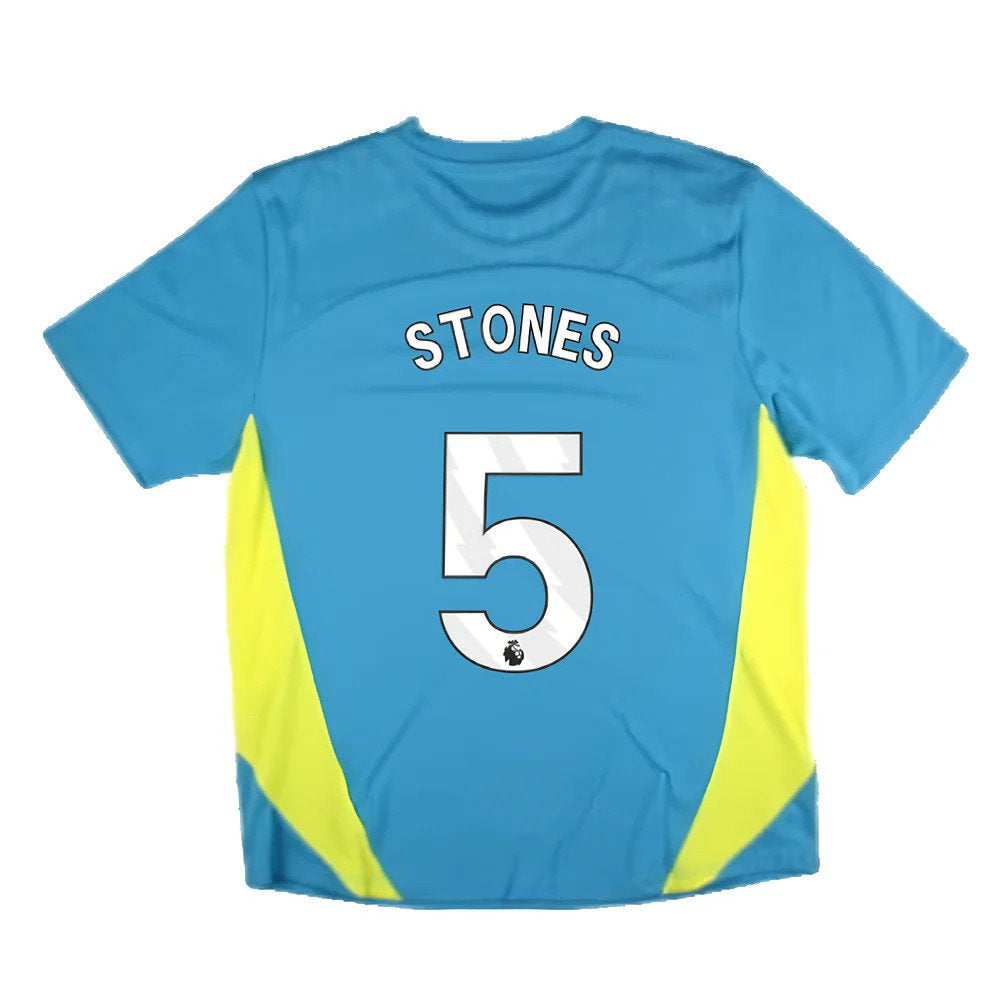 2024-2025 Man City Training Shirt Pro (Blue) (Stones 5)_2
