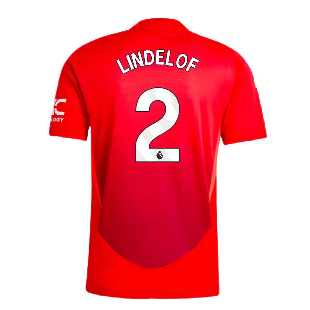 2024-2025 Man Utd Authentic Home Shirt (Lindelof 2)_2