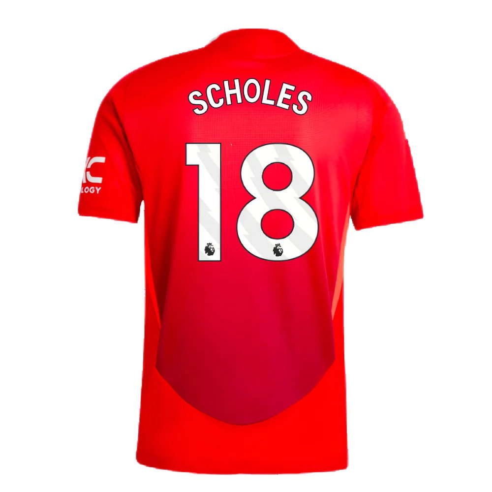 2024-2025 Man Utd Authentic Home Shirt (Scholes 18)_2