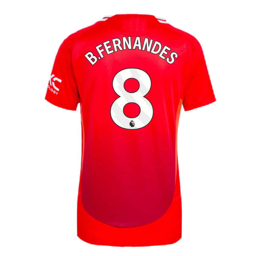 2024-2025 Man Utd Authentic Home Shirt (Womens) (B.Fernandes 8)_2