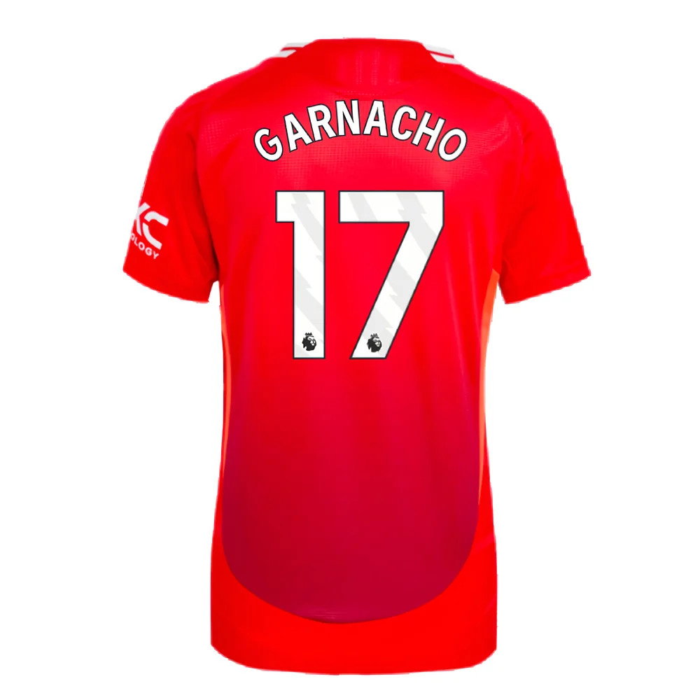 2024-2025 Man Utd Authentic Home Shirt (Womens) (Garnacho 17)_2
