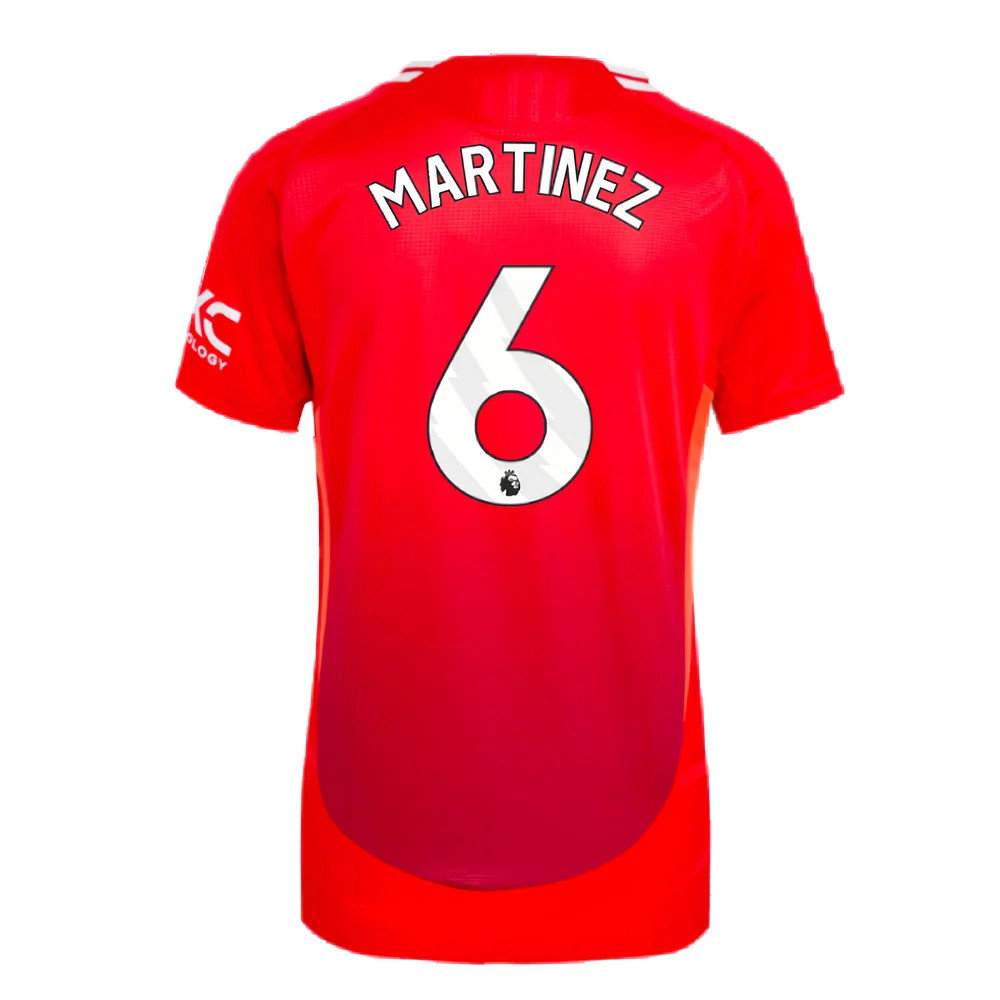 2024-2025 Man Utd Authentic Home Shirt (Womens) (Martinez 6)_2