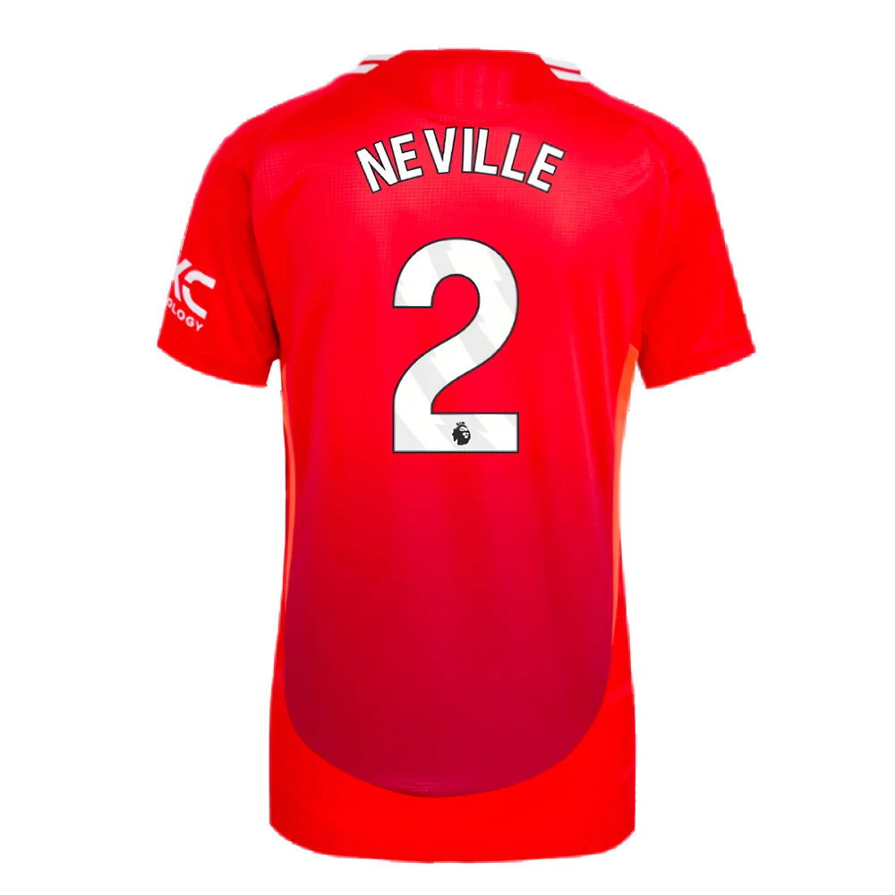 2024-2025 Man Utd Authentic Home Shirt (Womens) (Neville 2)_2