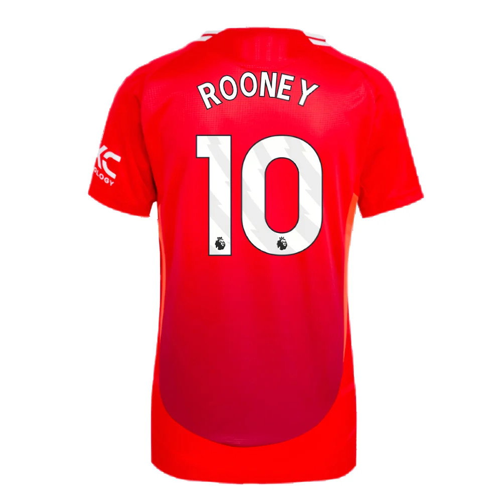2024-2025 Man Utd Authentic Home Shirt (Womens) (Rooney 10)_2