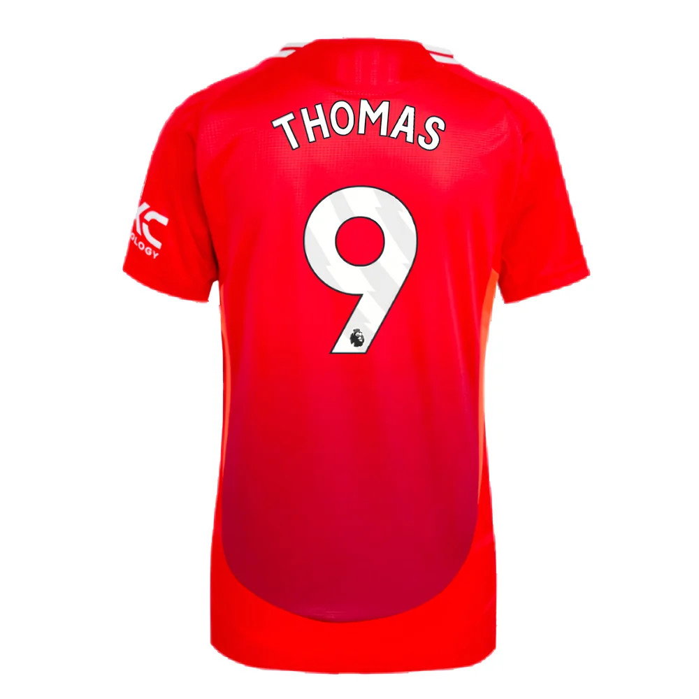 2024-2025 Man Utd Authentic Home Shirt (Womens) (Thomas 9)_2