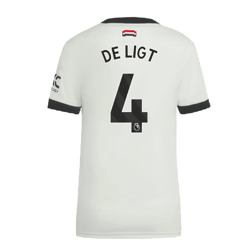2024-2025 Man Utd Authentic Third Shirt (Womens) (De Ligt 4)_2