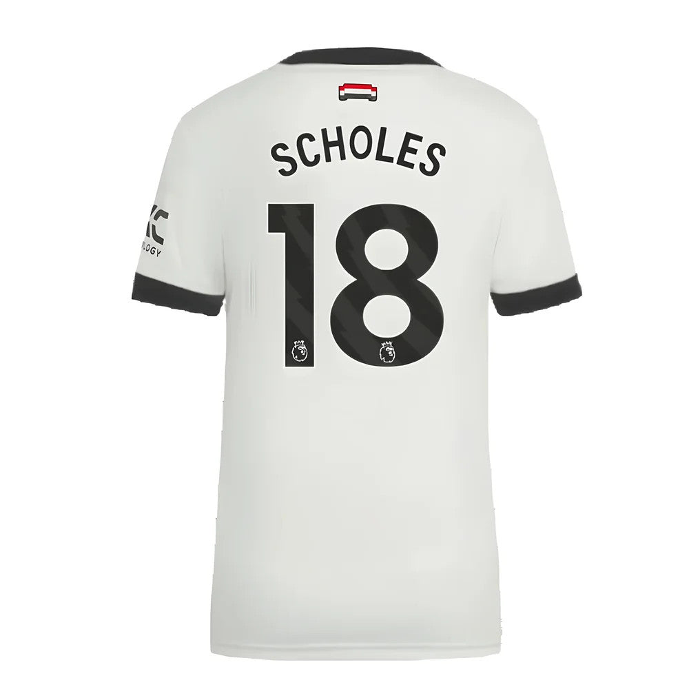 2024-2025 Man Utd Authentic Third Shirt (Womens) (Scholes 18)_2