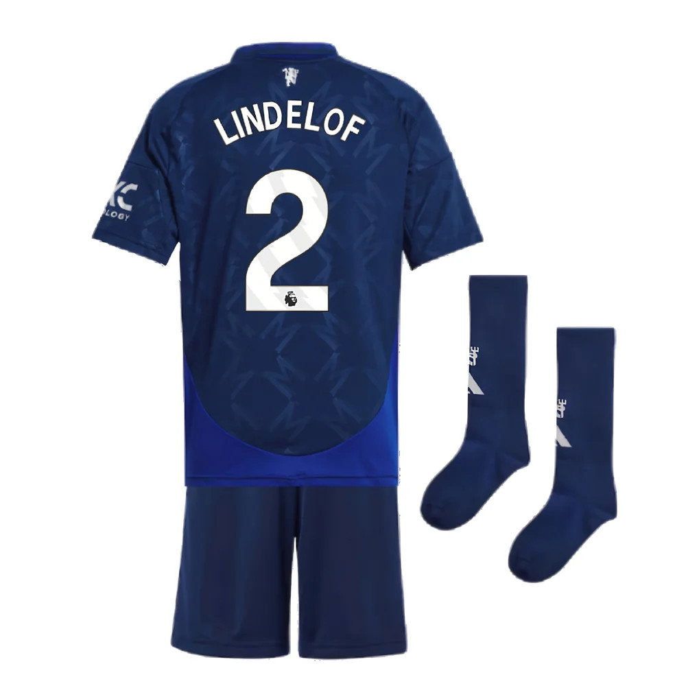 2024-2025 Man Utd Away Mini Kit (Lindelof 2)_2