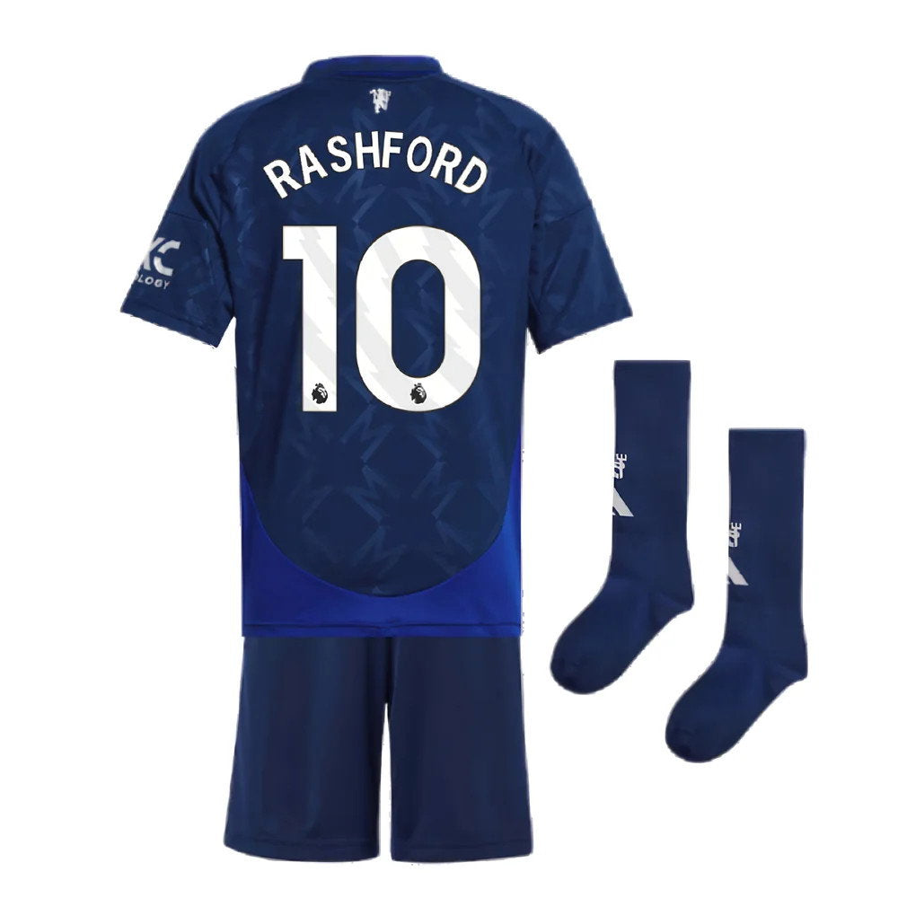 2024-2025 Man Utd Away Mini Kit (Rashford 10)_2