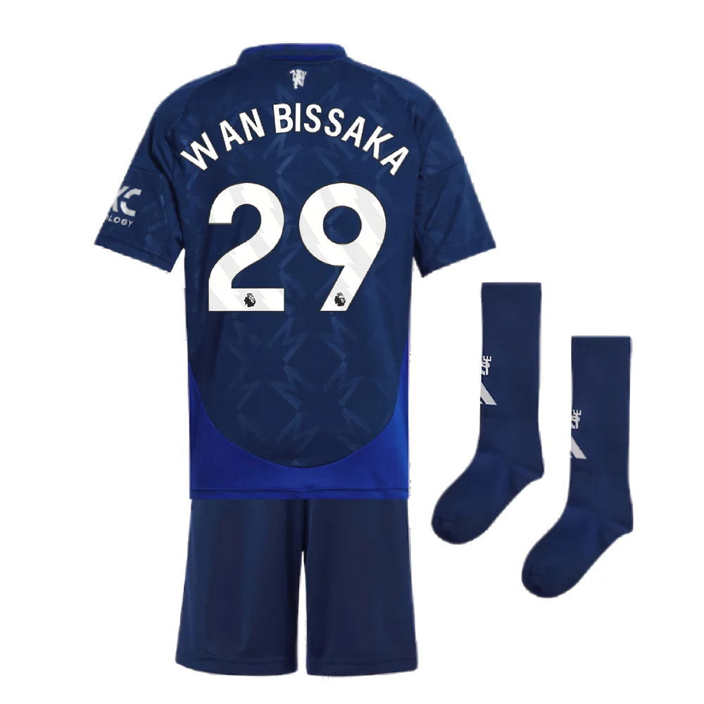2024-2025 Man Utd Away Mini Kit (Wan Bissaka 29)_2