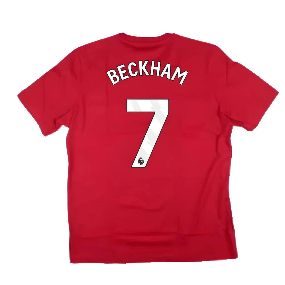 2024-2025 Man Utd DNA Graphic Tee (Red) (Beckham 7)_2