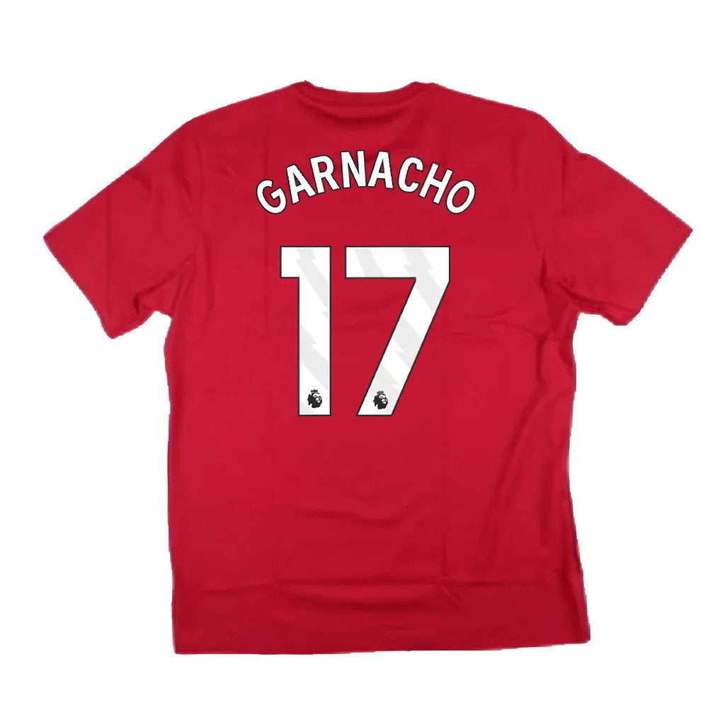2024-2025 Man Utd DNA Graphic Tee (Red) (Garnacho 17)_2