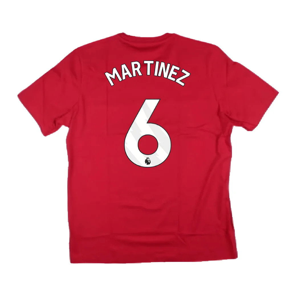 2024-2025 Man Utd DNA Graphic Tee (Red) (Martinez 6)_2