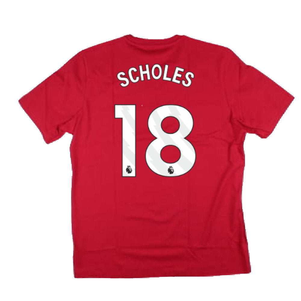 2024-2025 Man Utd DNA Graphic Tee (Red) (Scholes 18)_2