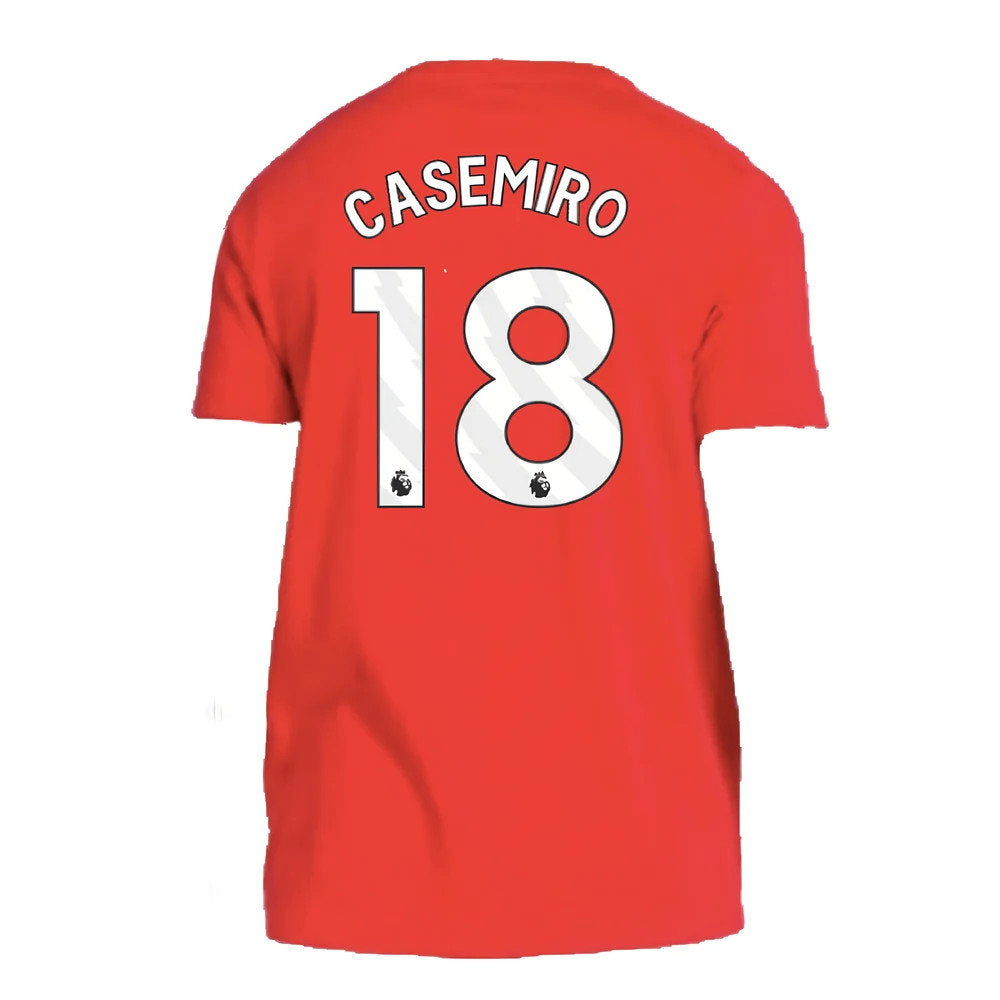 2024-2025 Man Utd DNA Tee (Red) (Casemiro 18)_2
