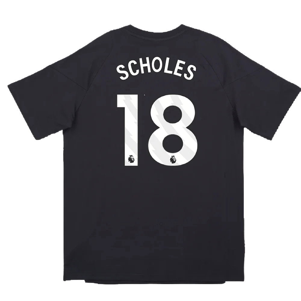 2024-2025 Man Utd EU Training Tee (Carbon) (Scholes 18)_2