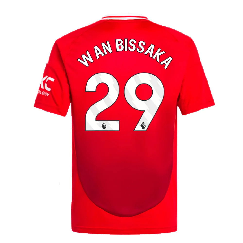 2024-2025 Man Utd Home Mini Kit (Wan Bissaka 29)_2