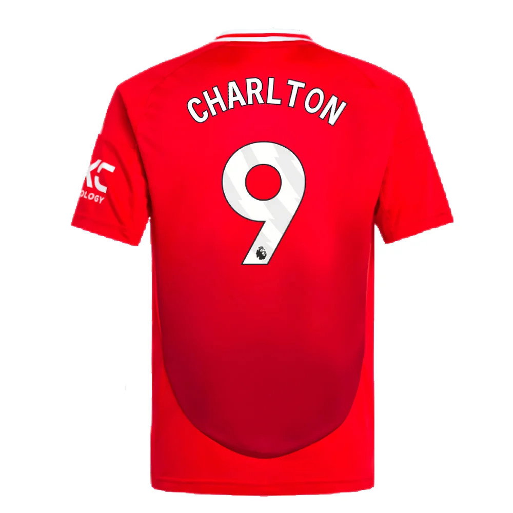 2024-2025 Man Utd Home Shirt (Kids) (Charlton 9)_2