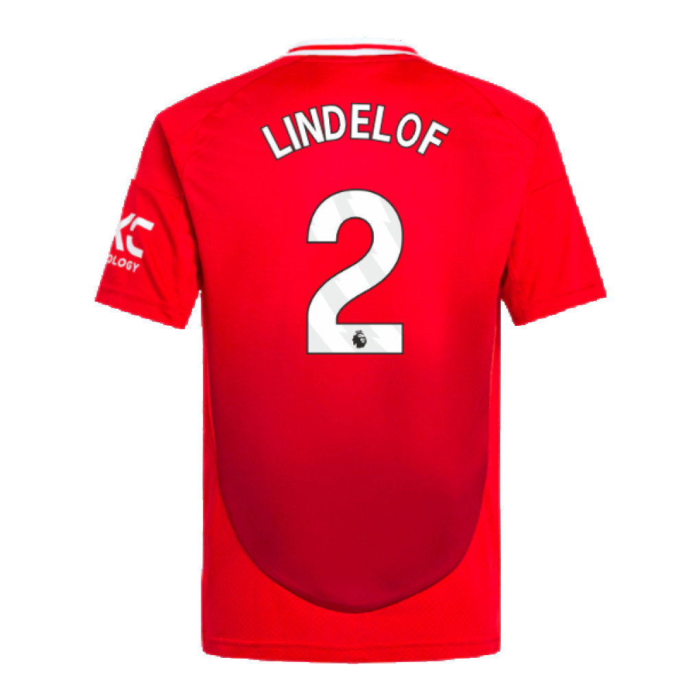 2024-2025 Man Utd Home Shirt (Kids) (Lindelof 2)_2