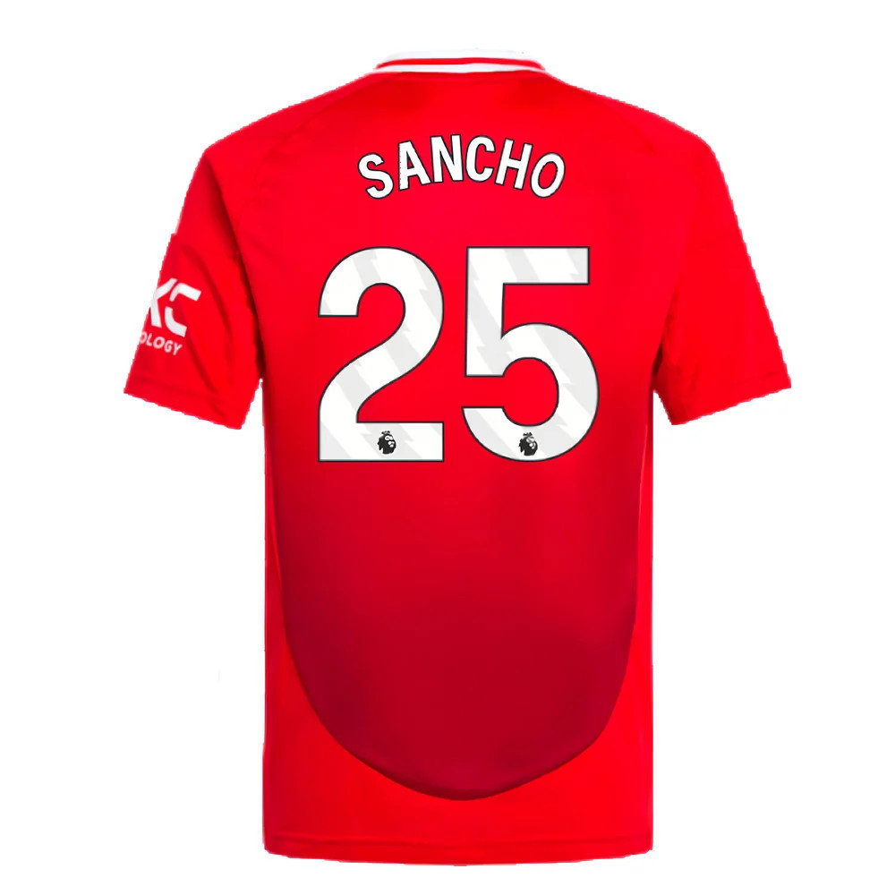 2024-2025 Man Utd Home Shirt (Kids) (Sancho 25)_2