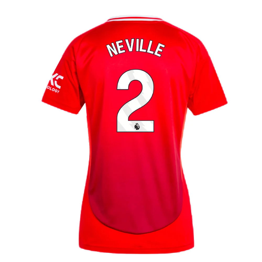 2024-2025 Man Utd Home Shirt (Womens) (Neville 2)_2