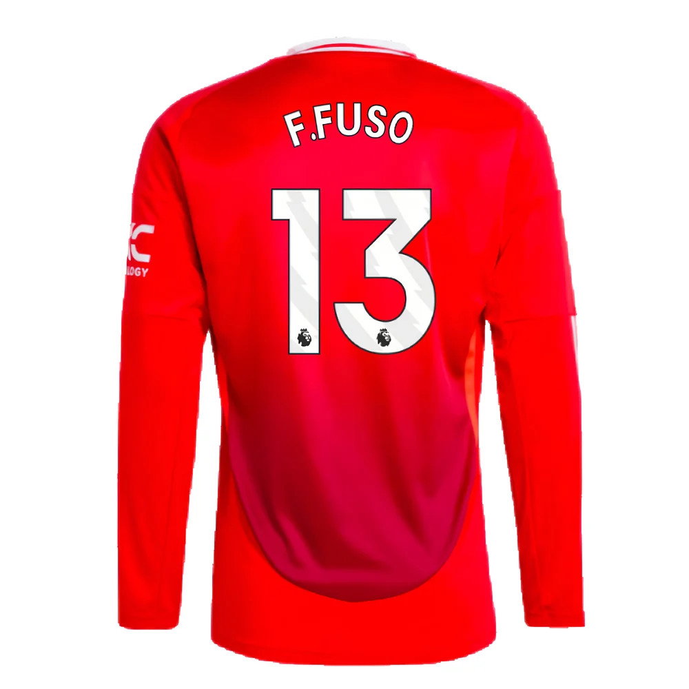 2024-2025 Man Utd Long Sleeve Home Shirt (F.Fuso 13)_2