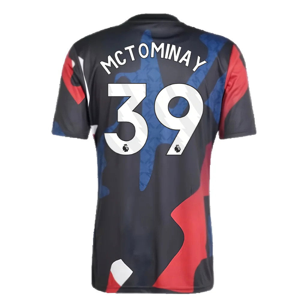 2024-2025 Man Utd Pre-Match Jersey (Black) (McTominay 39)_2