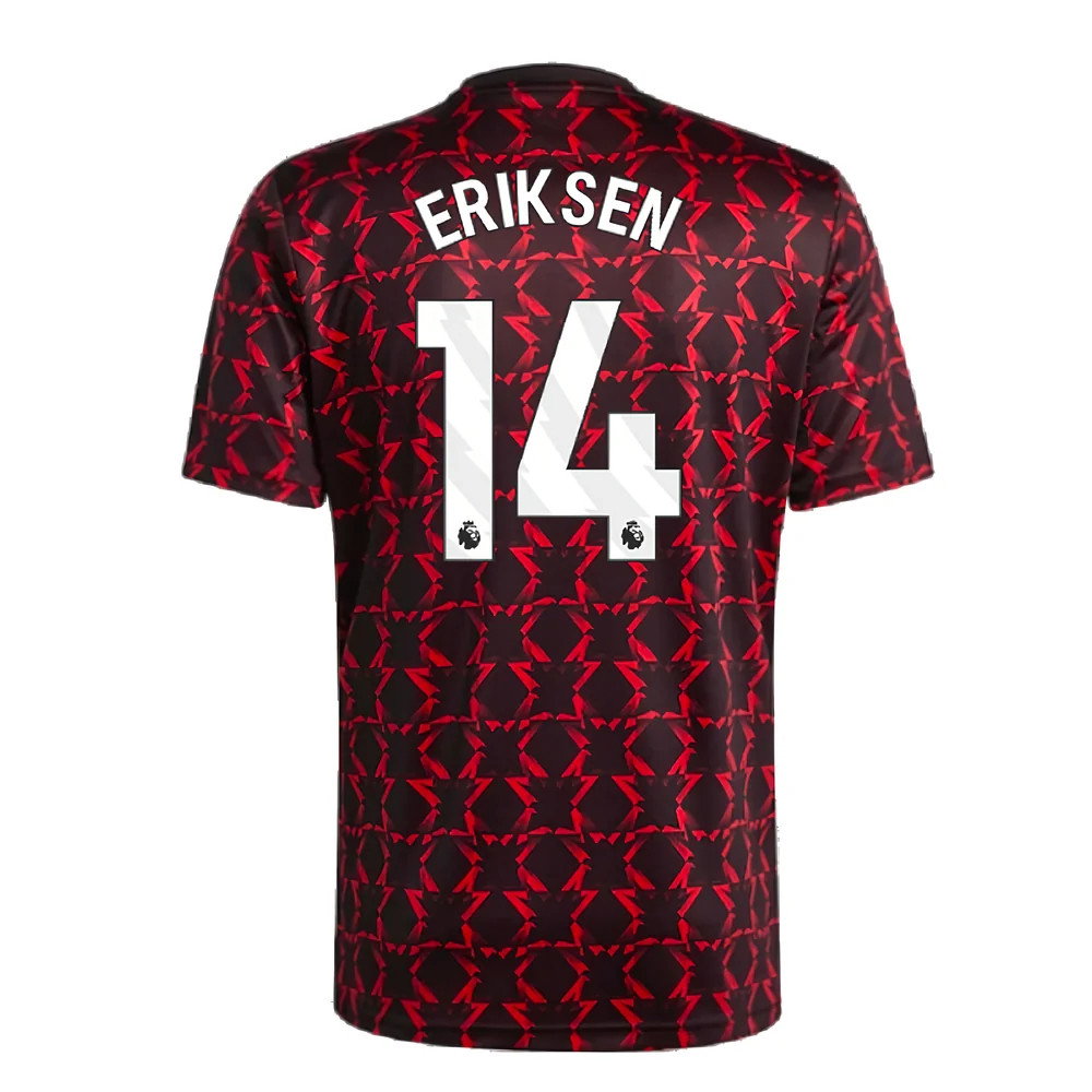 2024-2025 Man Utd Pre-Match Shirt (Black) (Eriksen 14)_2