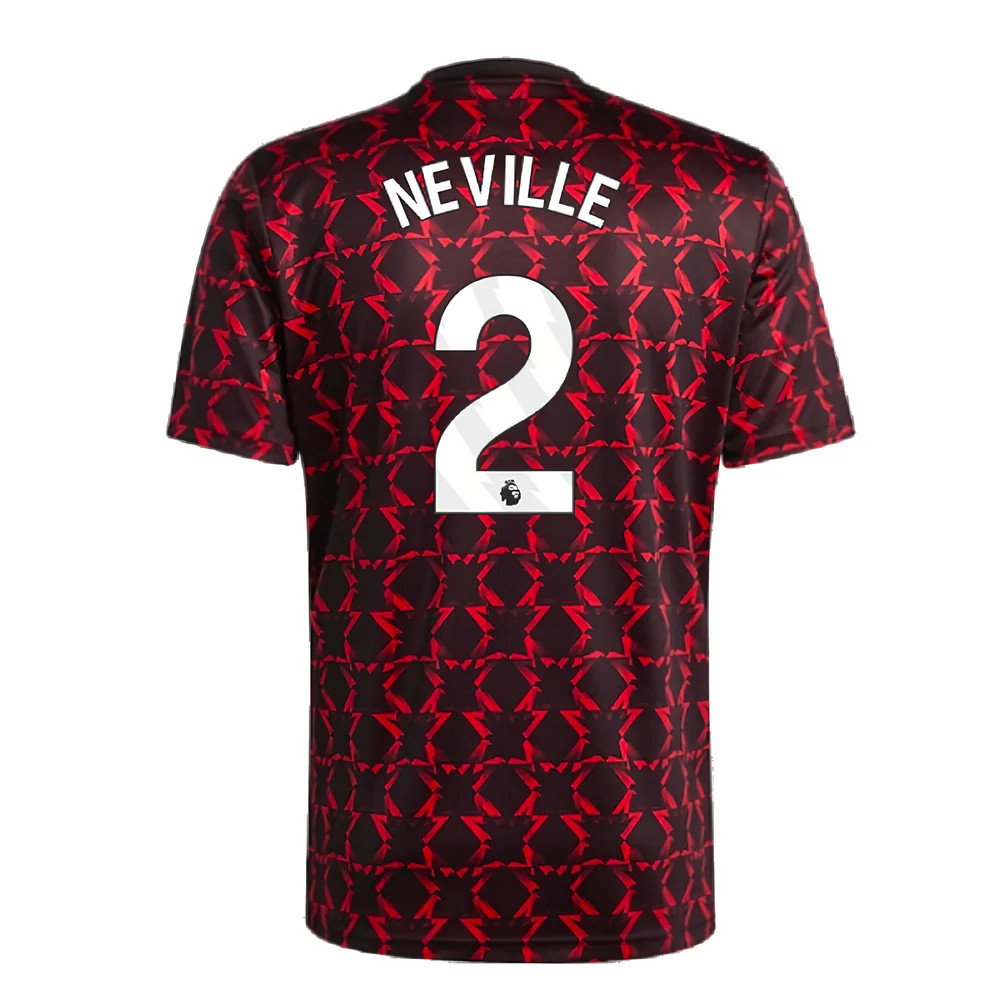 2024-2025 Man Utd Pre-Match Shirt (Black) (Neville 2)_2