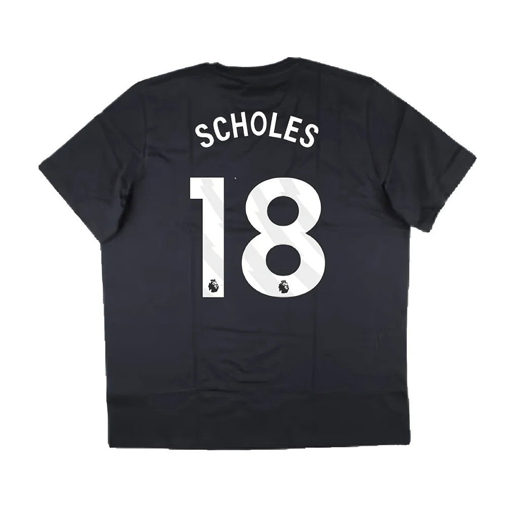 2024-2025 Man Utd Seasonal Graphic Tee (Night Grey) (Scholes 18)_2