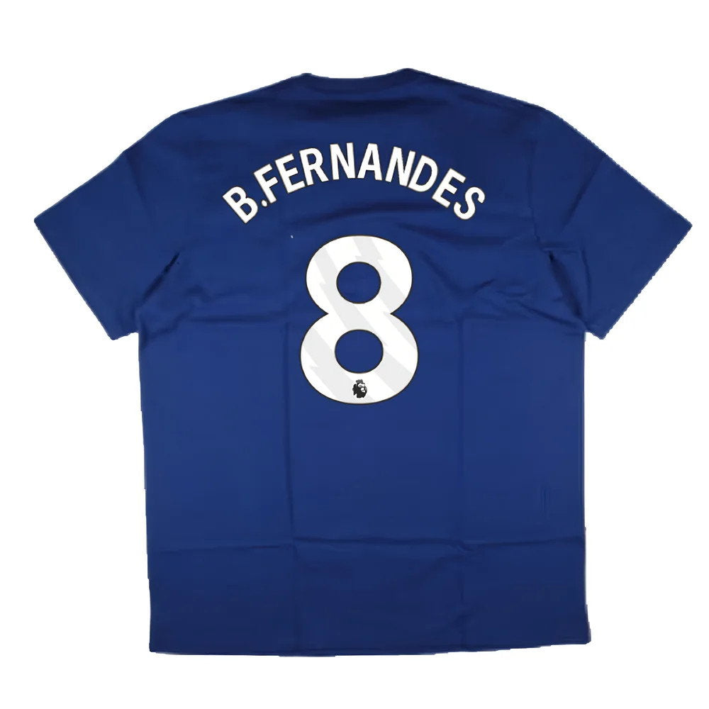 2024-2025 Man Utd Seasonal Tee (Victory Blue) (B.Fernandes 8)_2