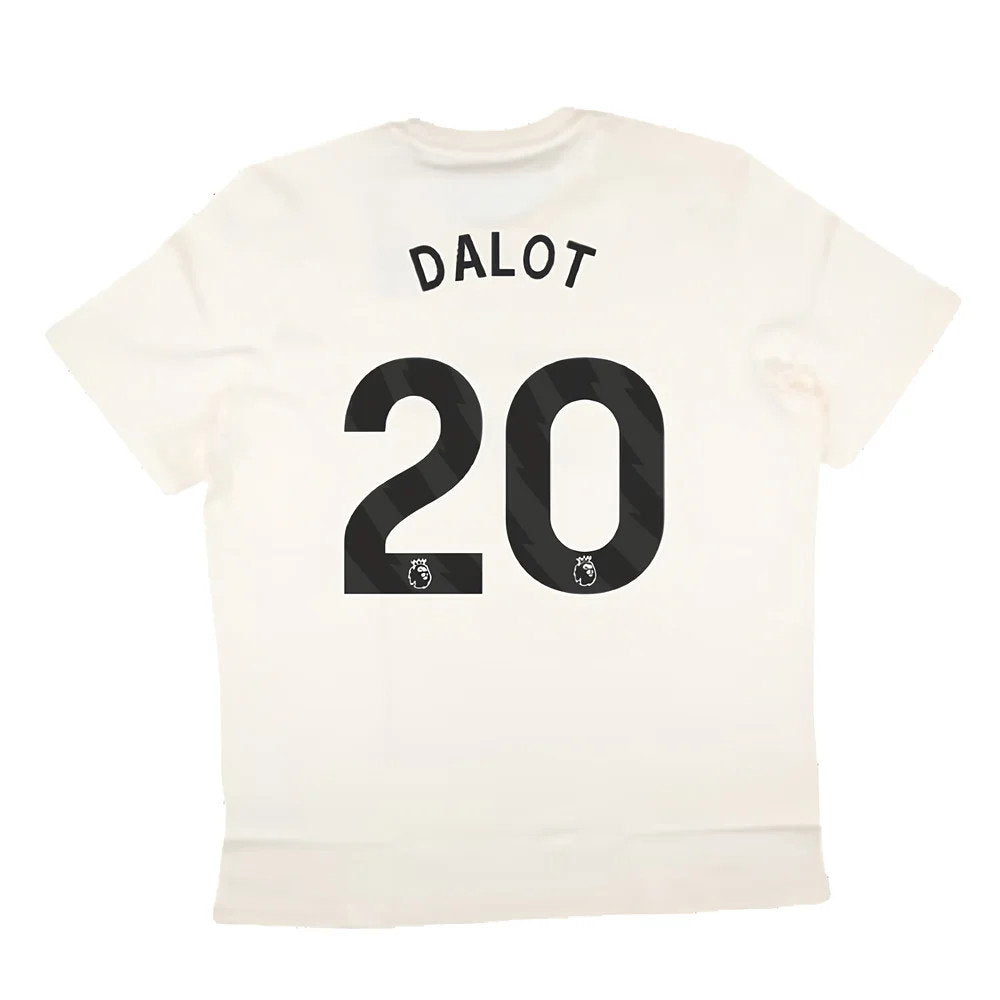 2024-2025 Man Utd SZN Graphic Tee (Cream White) (Dalot 20)_2