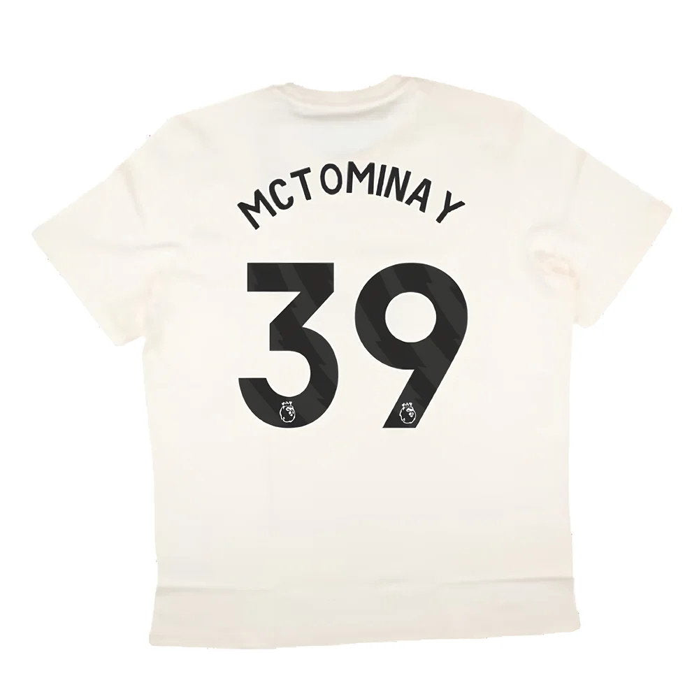 2024-2025 Man Utd SZN Graphic Tee (Cream White) (McTominay 39)_2