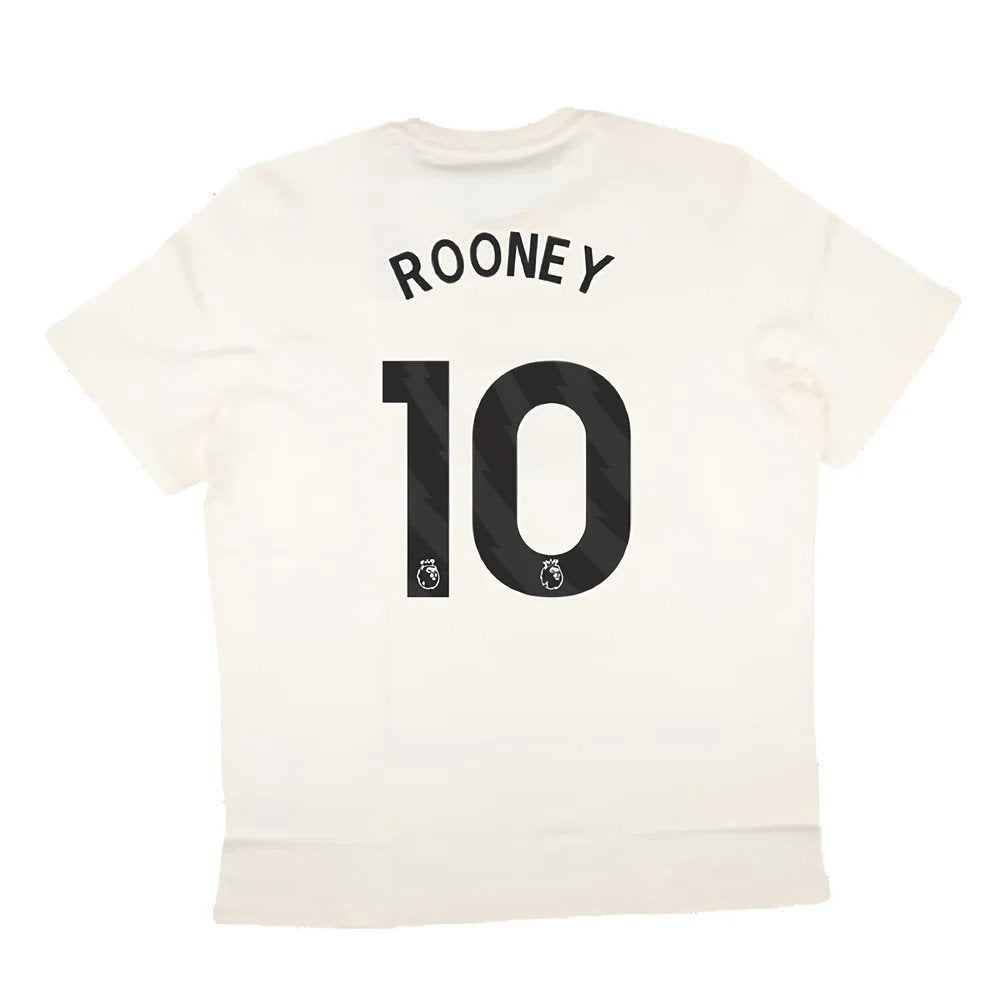 2024-2025 Man Utd SZN Graphic Tee (Cream White) (Rooney 10)_2