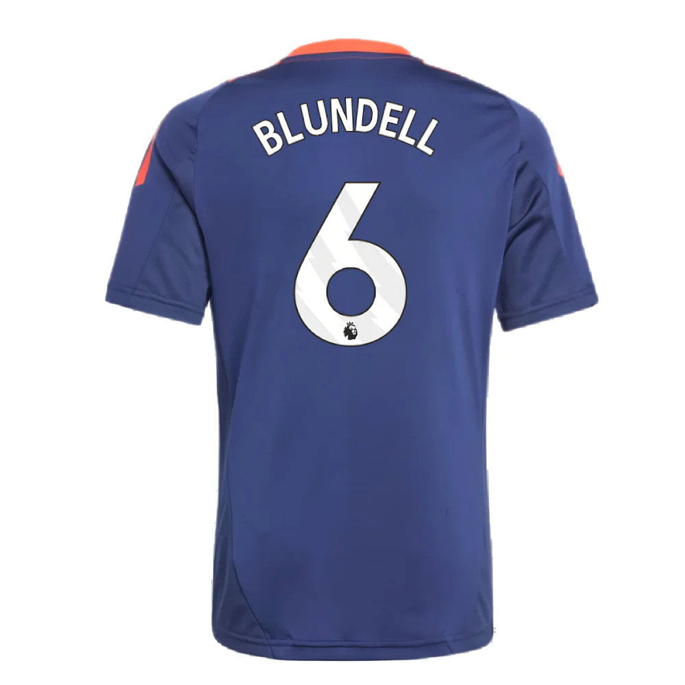 2024-2025 Man Utd Training Jersey (Night Indigo) - Kids (Blundell 6)_2