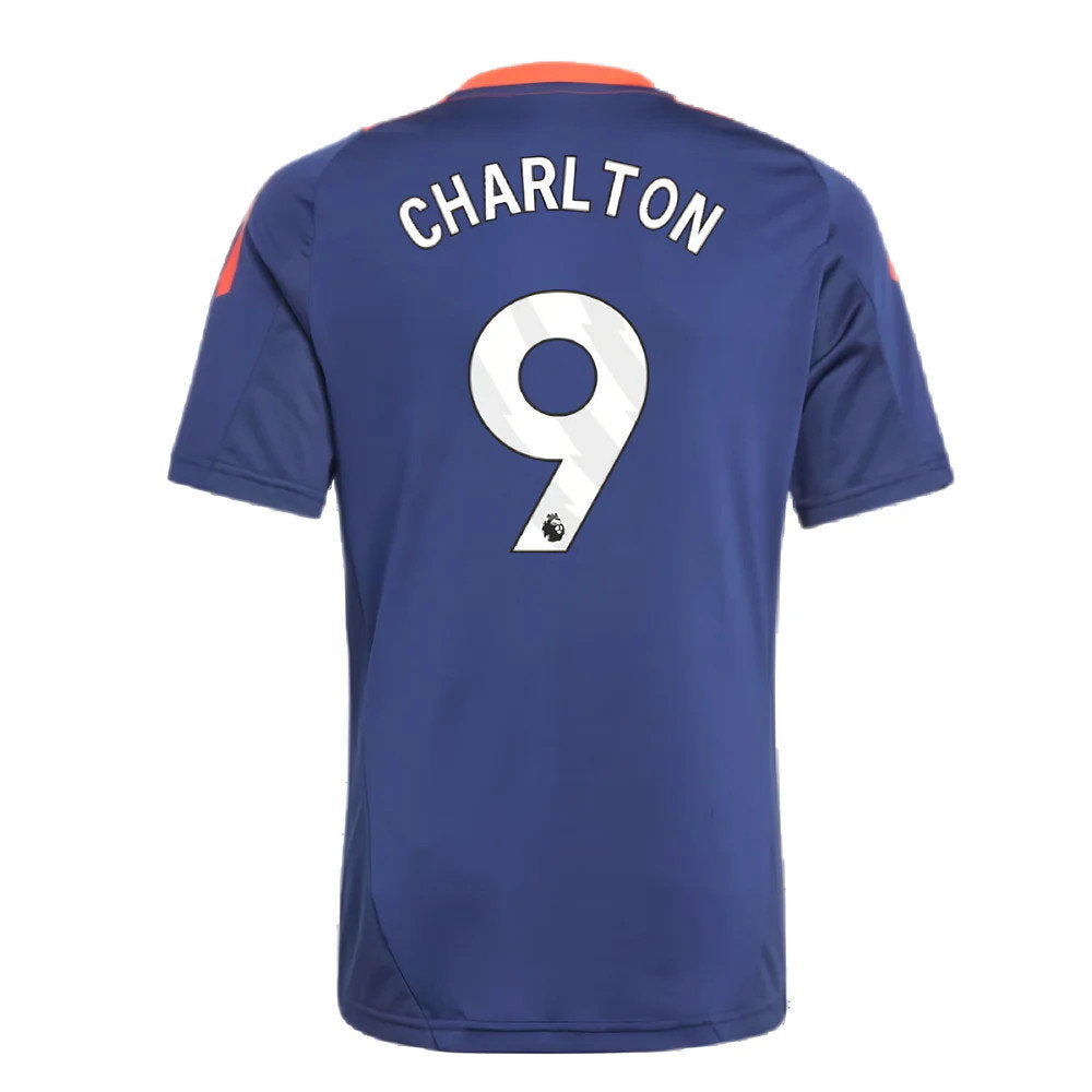 2024-2025 Man Utd Training Jersey (Night Indigo) - Kids (Charlton 9)_2