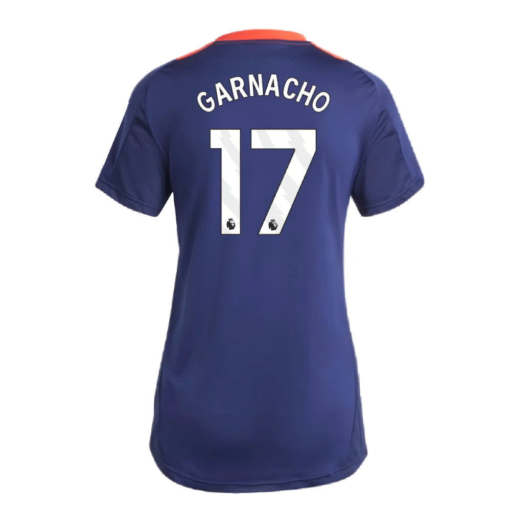 2024-2025 Man Utd Training Jersey (Night Indigo) - Womens (Garnacho 17)_2