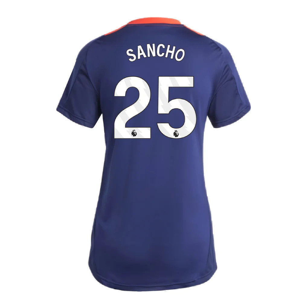 2024-2025 Man Utd Training Jersey (Night Indigo) - Womens (Sancho 25)_2