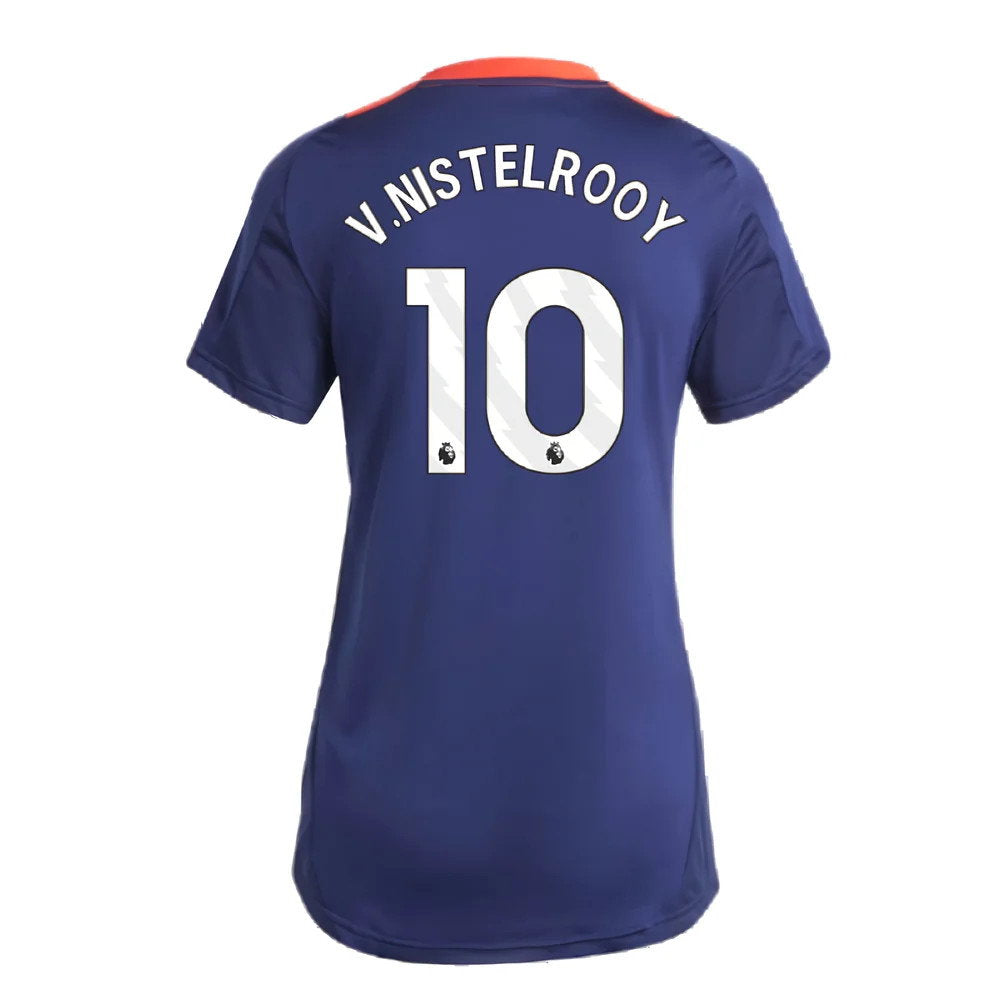 2024-2025 Man Utd Training Jersey (Night Indigo) - Womens (V.Nistelrooy 10)_2