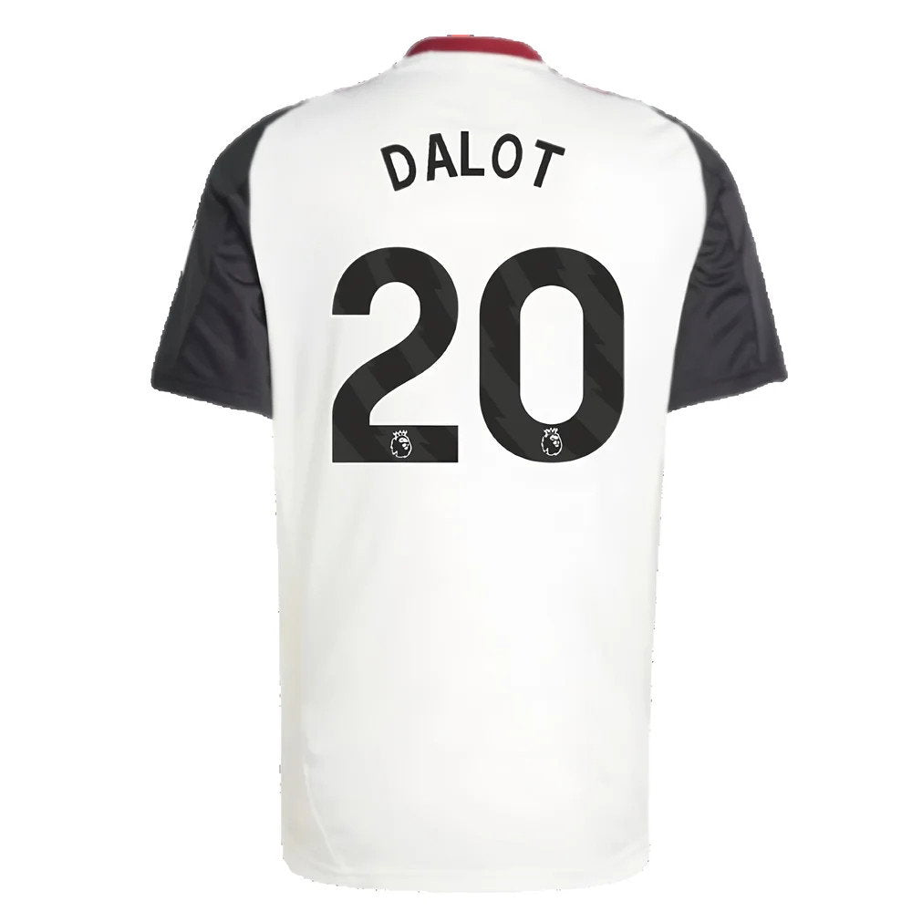 2024-2025 Man Utd Training Jersey (Off White) (Dalot 20)_2